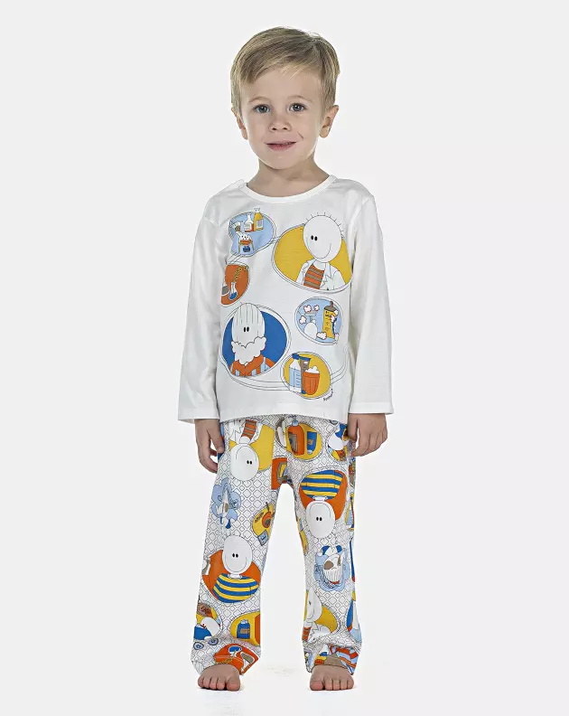 Pijama Masculino Baby Manga Longa e Calça
