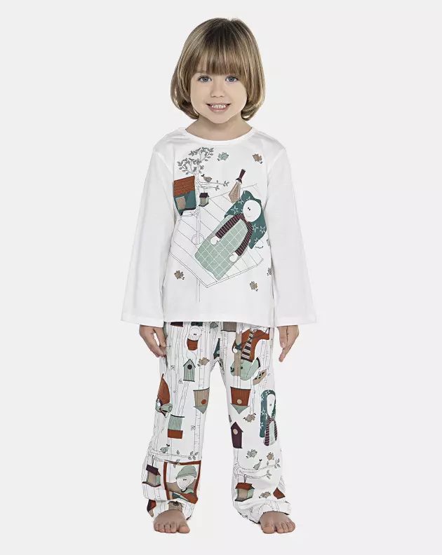 Pijama Masculino Baby Manga Longa e Calça