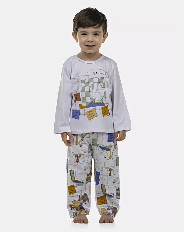 Pijama Masculino Baby Manga Longa e Calça