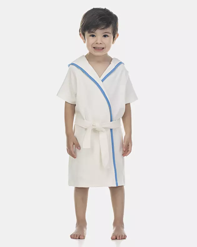 Roupão Masculino Baby Manga Curta Atoalhado
