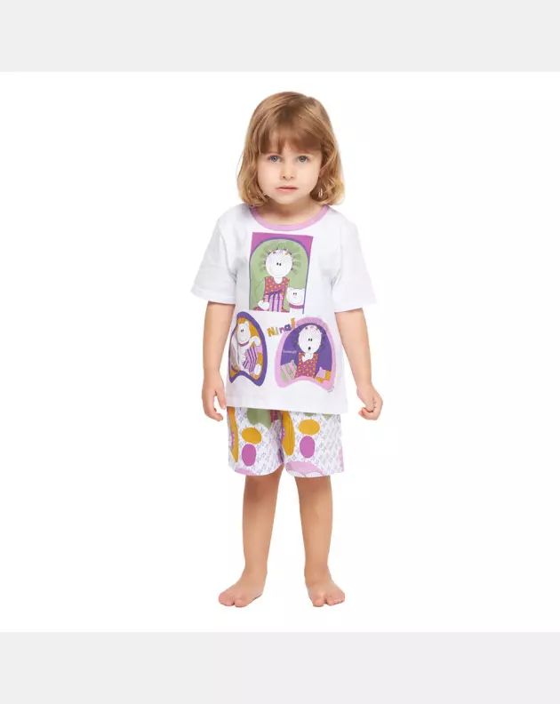 Pijama manga curta e short