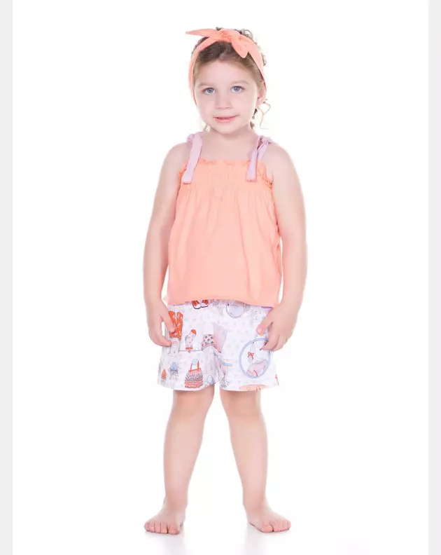 PIJAMA ALÇA E SHORT