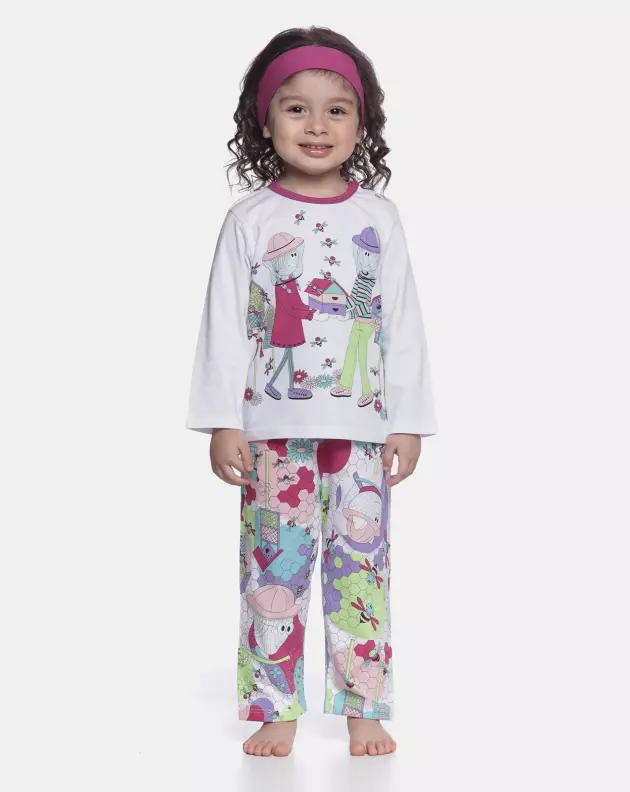 Conjunto Feminino Baby Manga Curta e Calça