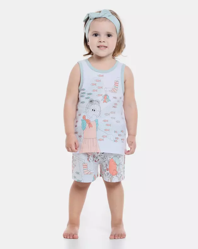 Pijama regata e short      