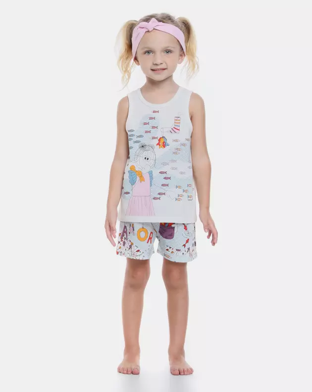 Pijama regata e short