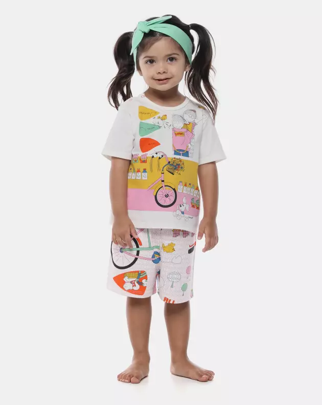 Pijama Manga Curta e Short