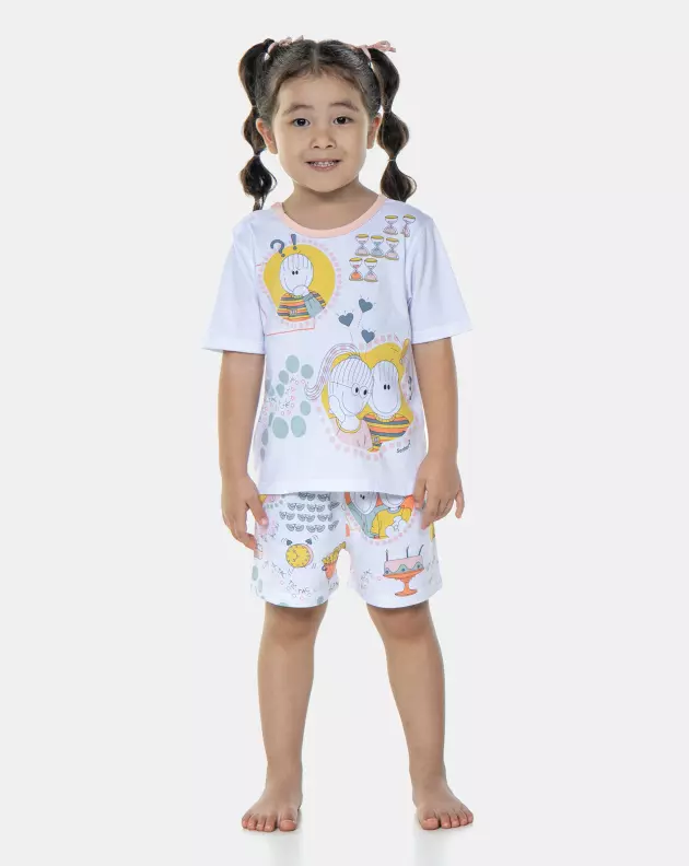 Pijama Manga Curta e Short