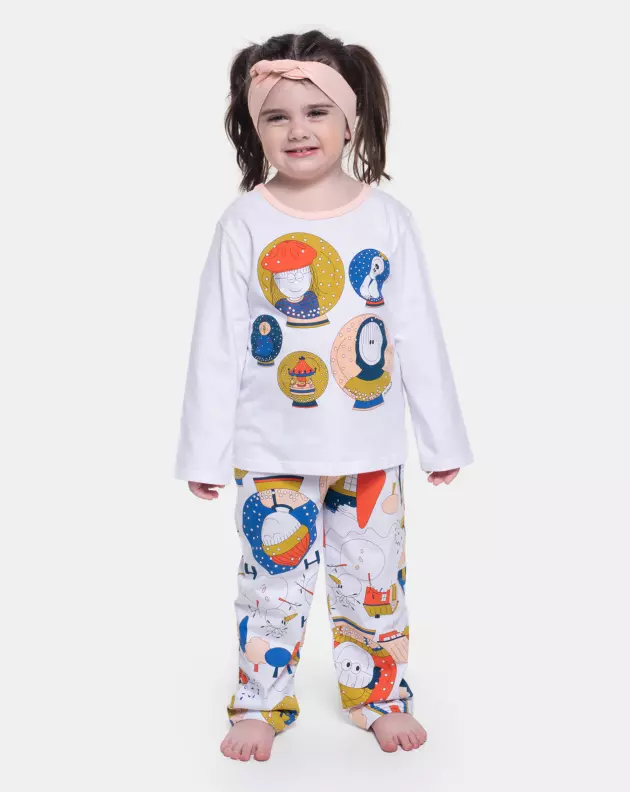 Pijama Manga Longa e Calça
