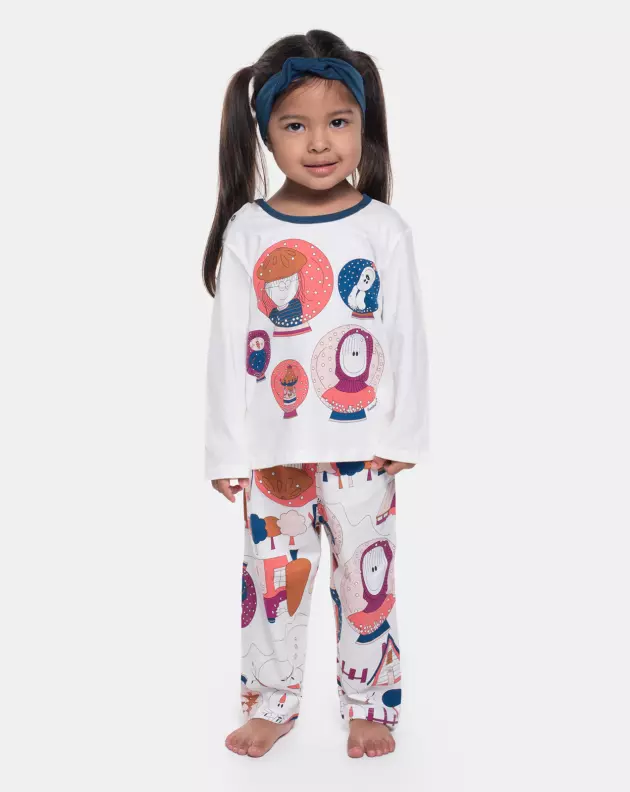 Pijama Manga Longa e Calça