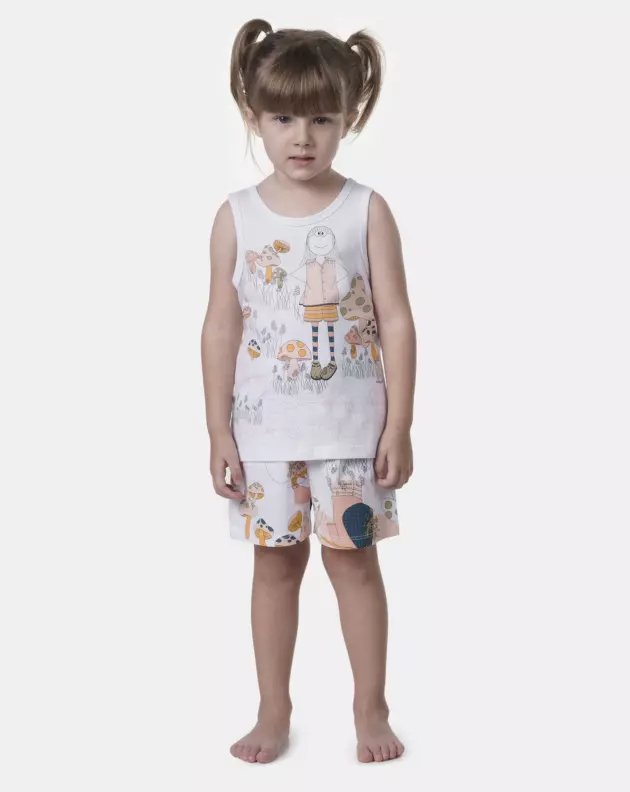 Pijama regata e short   