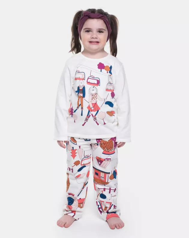 Pijama Manga Longa e Calça