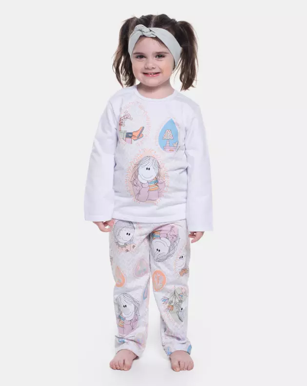 Pijama Manga Longa e Calça