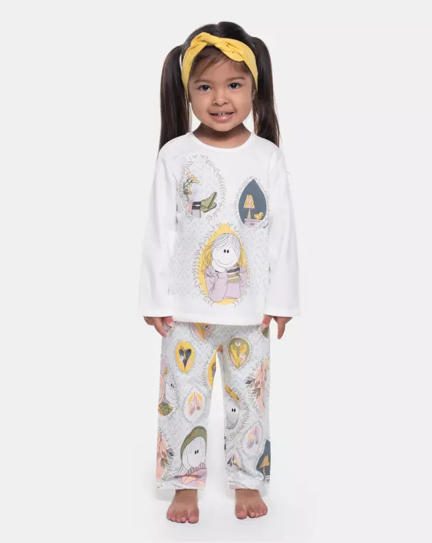 Pijama Manga Longa e Calça