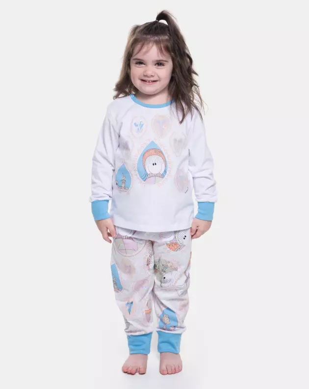 Pijama Manga Longa e Calça