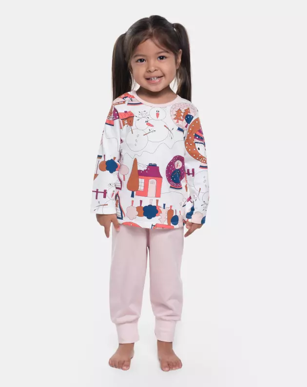 Pijama Manga Longa e Calça