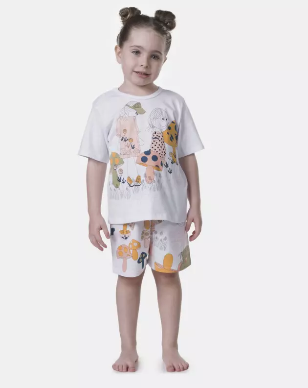 Pijama manga curta e short
