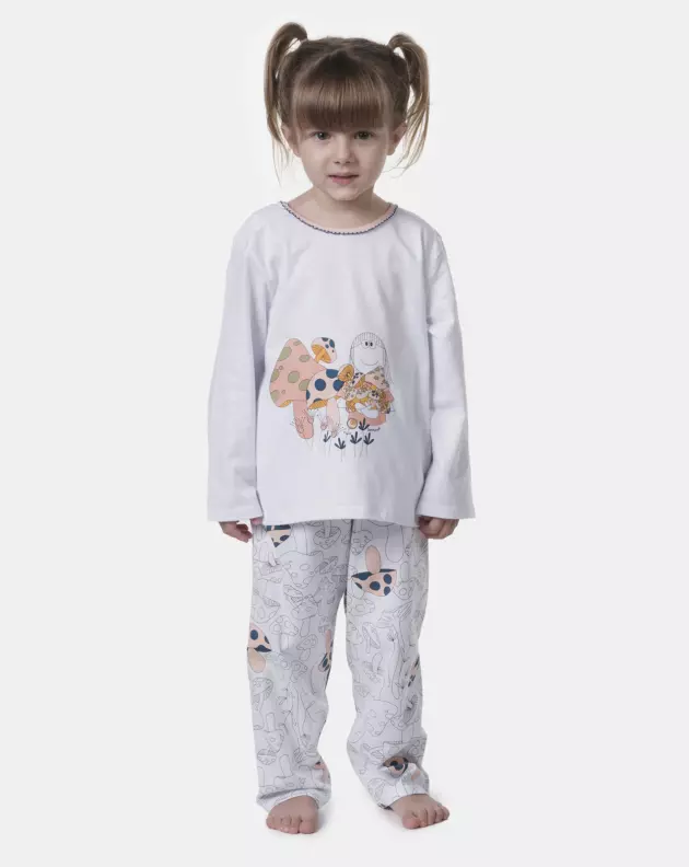 Pijama manga longa e calça   