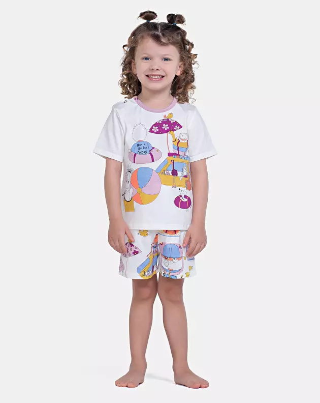 Pijama Manga Curta e Short