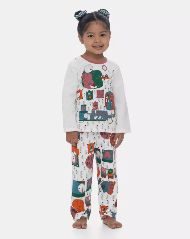 Pijama Manga Longa e Calça
