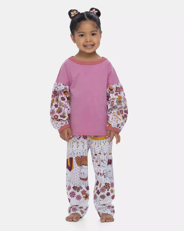 Pijama Manga Longa e Calça