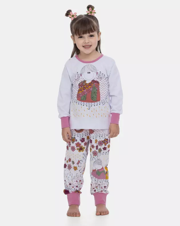 Pijama Manga Longa e Calça