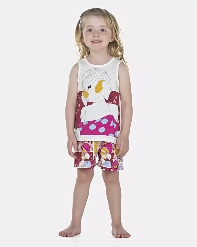 Pijama Feminino Baby Regata e Short