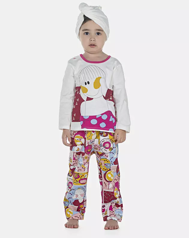 Pijama Feminino Baby Manga Longa e Calça