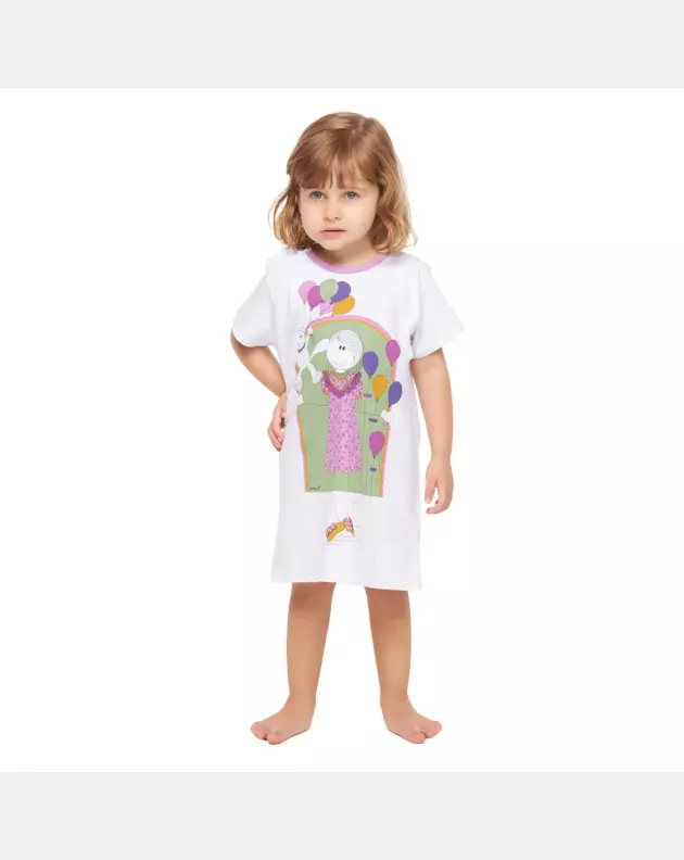 Camisola Feminino Baby Manga Curta