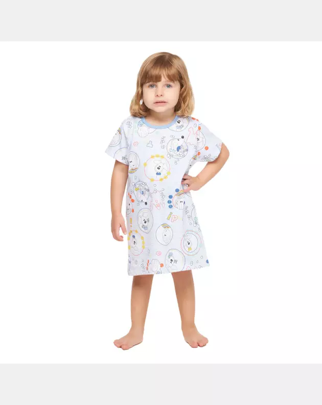 Camisão manga curta