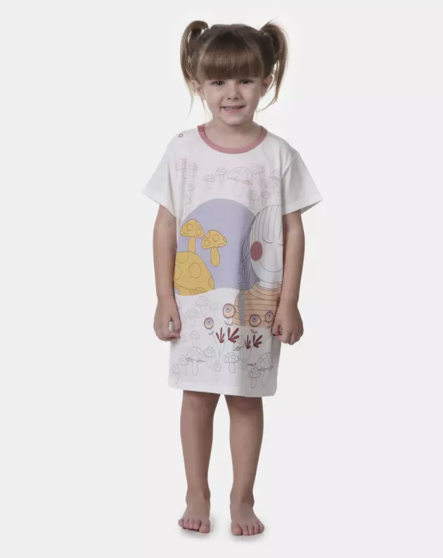 Camisão manga curta            