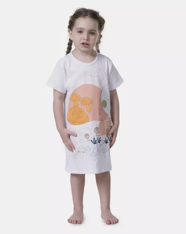 Camisão manga curta              