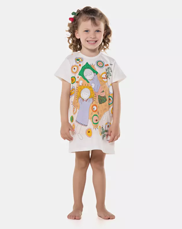 Camisão manga curta           