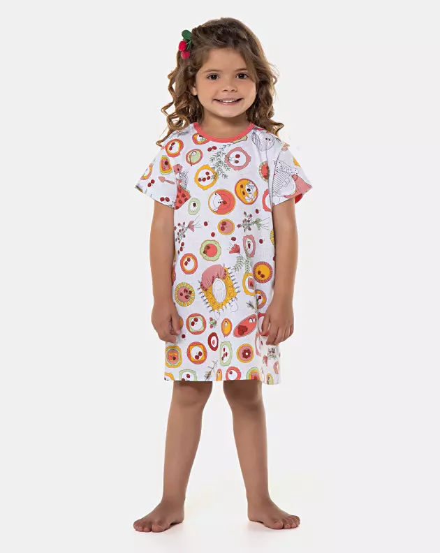 Camisão manga curta 