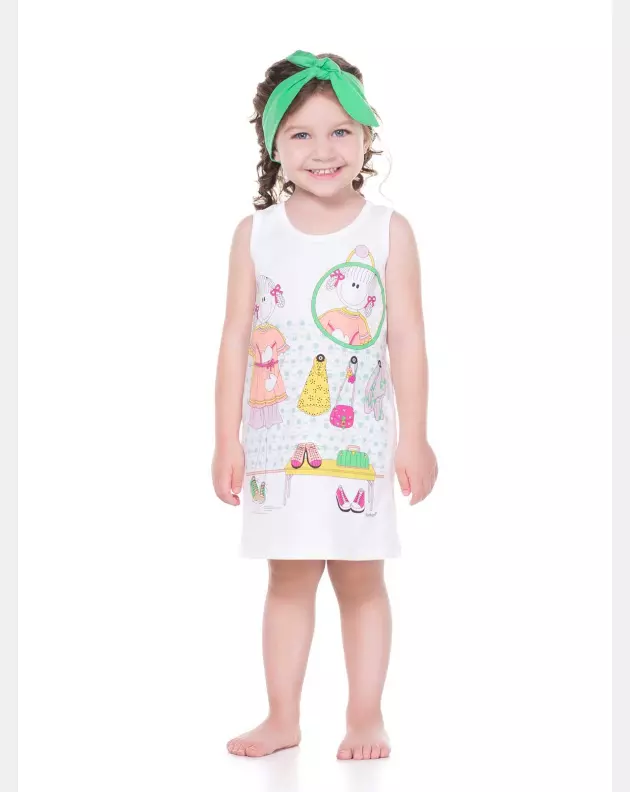 PIJAMA INFANTIL FEMININO CAMISOLA REGATA