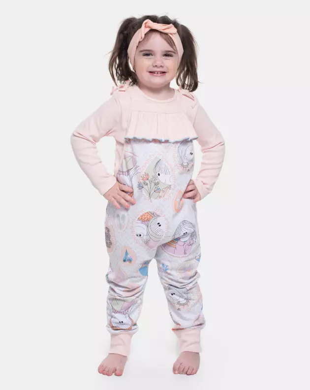 Homewear Macacão Manga Longa