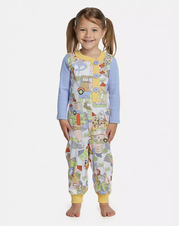 Macacão Feminino Baby Manga Longa