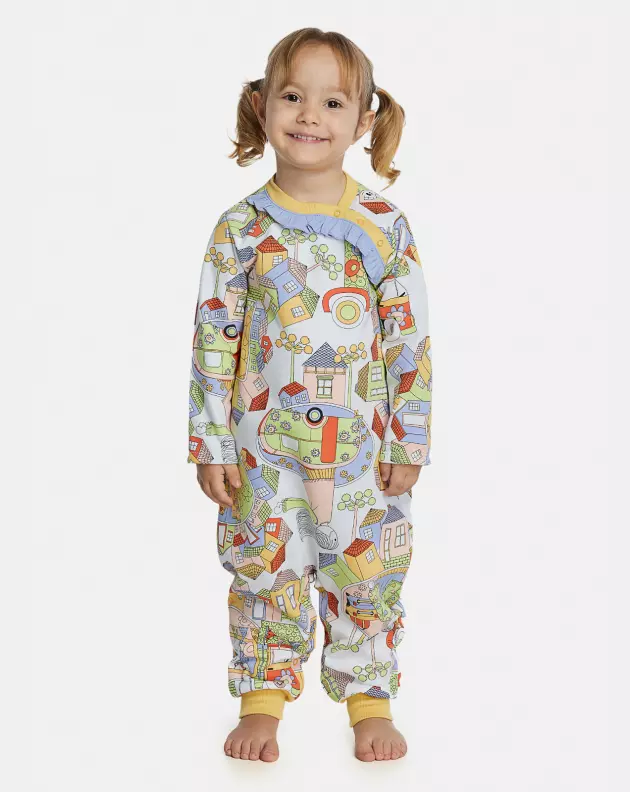 Macacão Feminino Baby Manga Longa