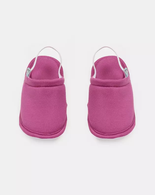 Pantufa Infantil Feminina Fechada 1 a 4 anos Fucsia