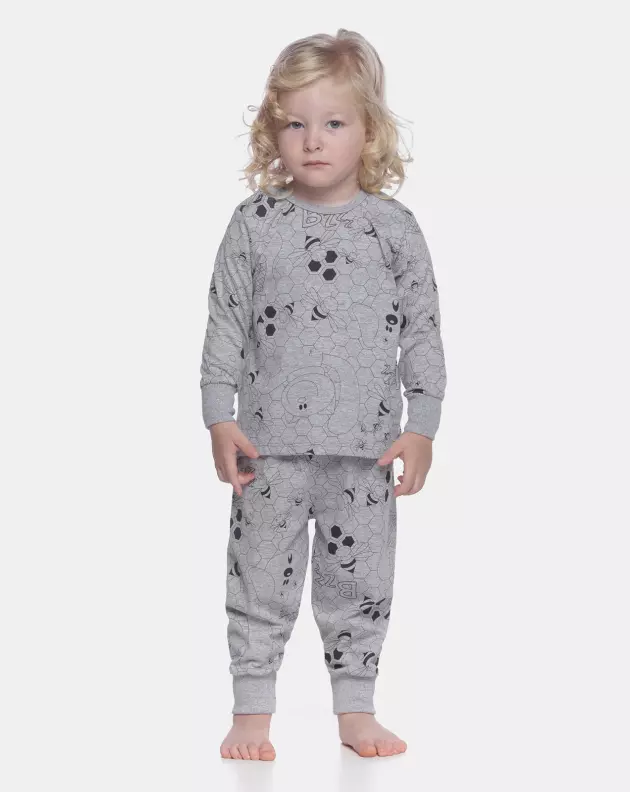 Conjunto Unissex Baby Manga Longa e Calça Com Punho