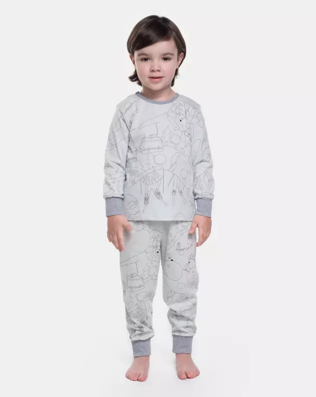 Pijama Manga Longa e Calça