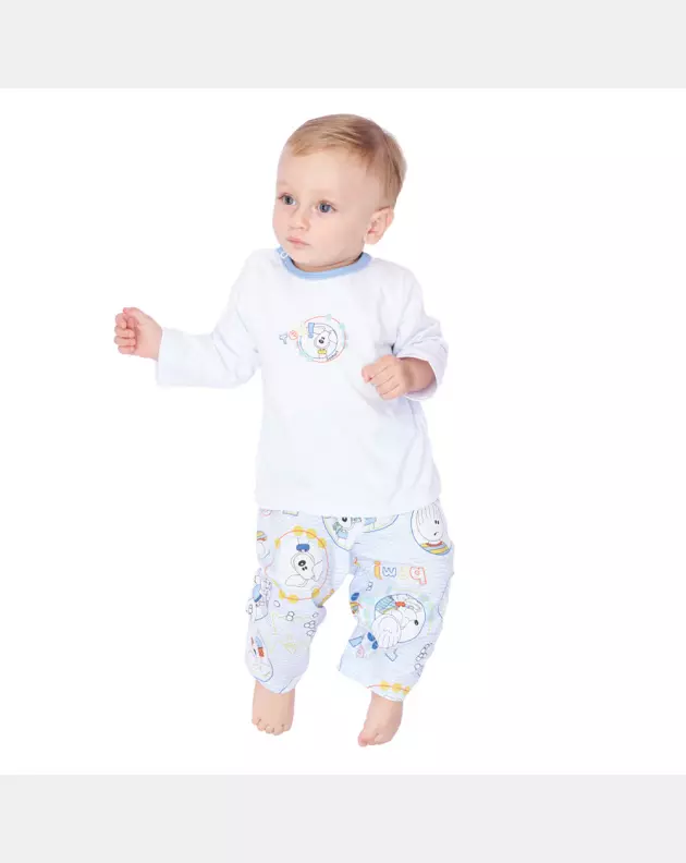 Pijama manga longa e calça
