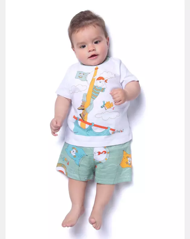 PIJAMA MANGA CURTA E SHORT