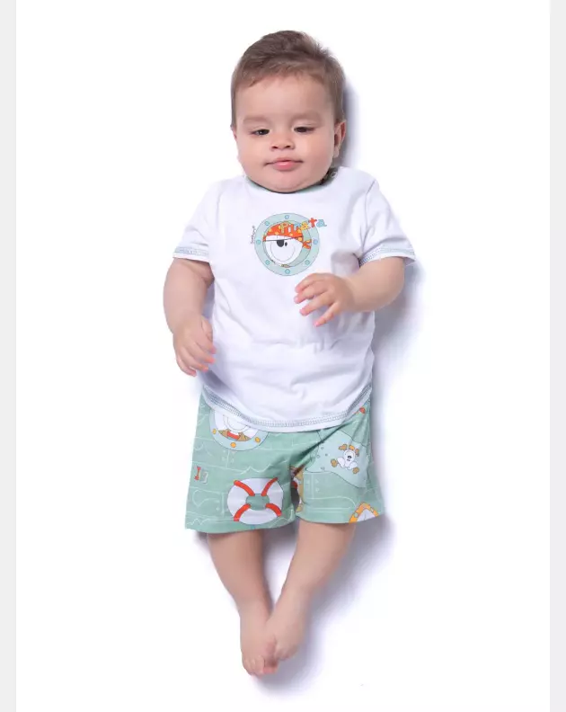 PIJAMA BODY MANGA CURTA E SHORT