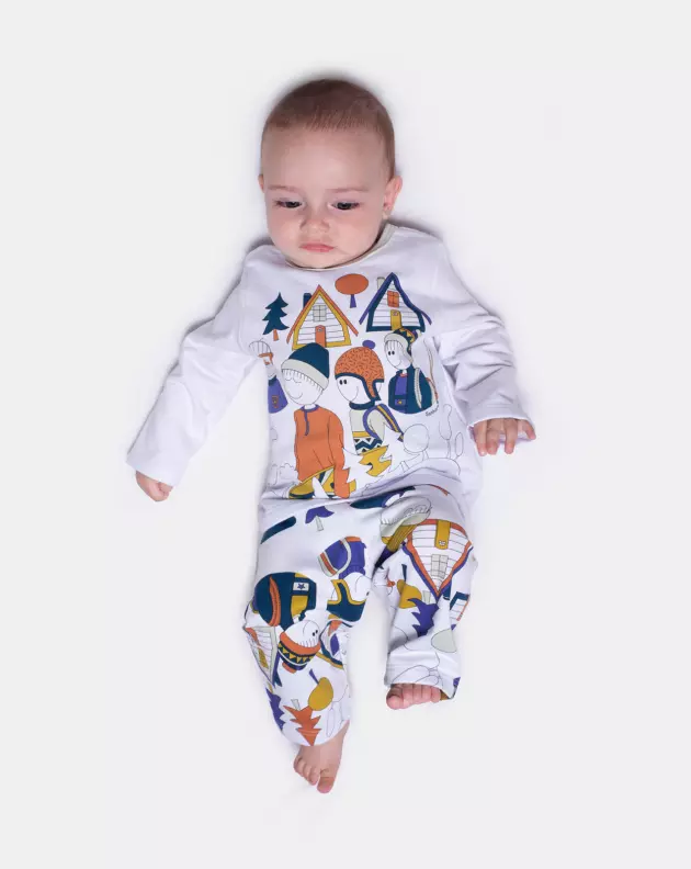Pijama Manga Longa e Calça