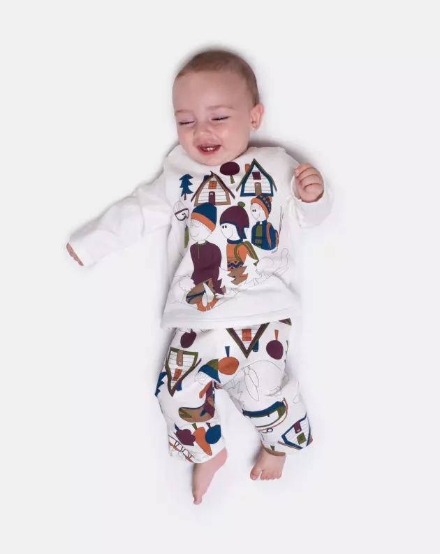 Pijama Manga Longa e Calça