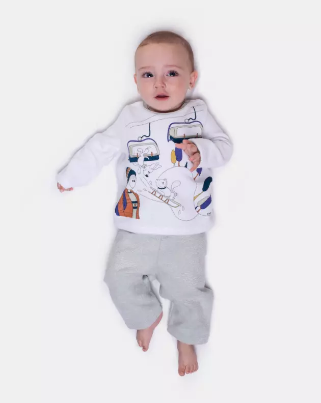 Pijama Manga Longa e Calça