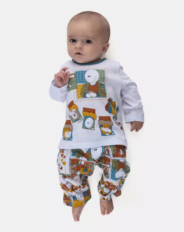 Pijama Manga Longa e Calça