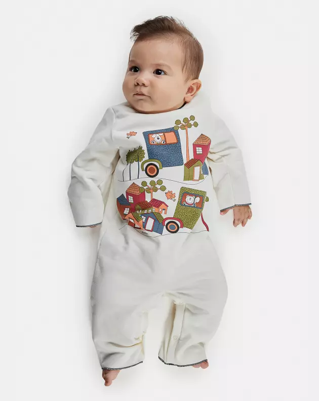 Macacão Masculino Bebe Manga Longa Moletinho