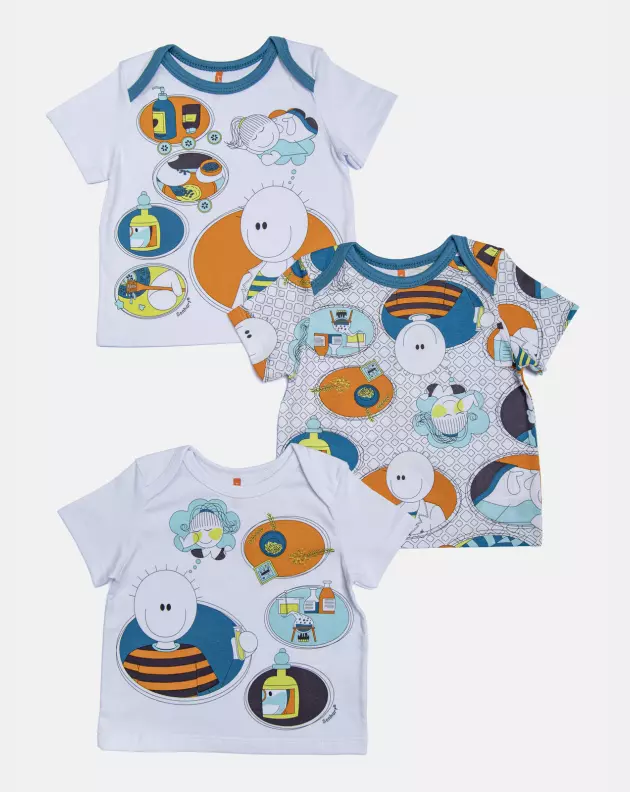 Kit Pagão Masculino Bebe Manga Curta