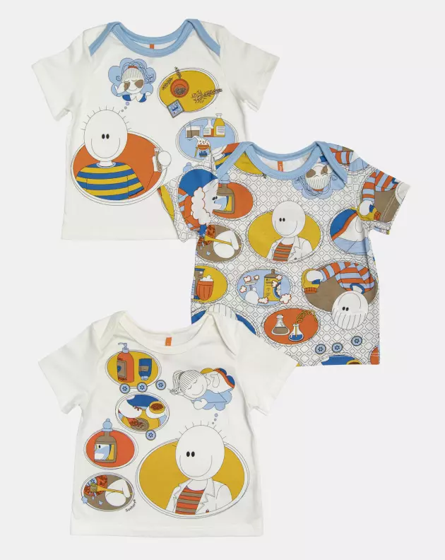 Kit Pagão Masculino Bebe Manga Curta